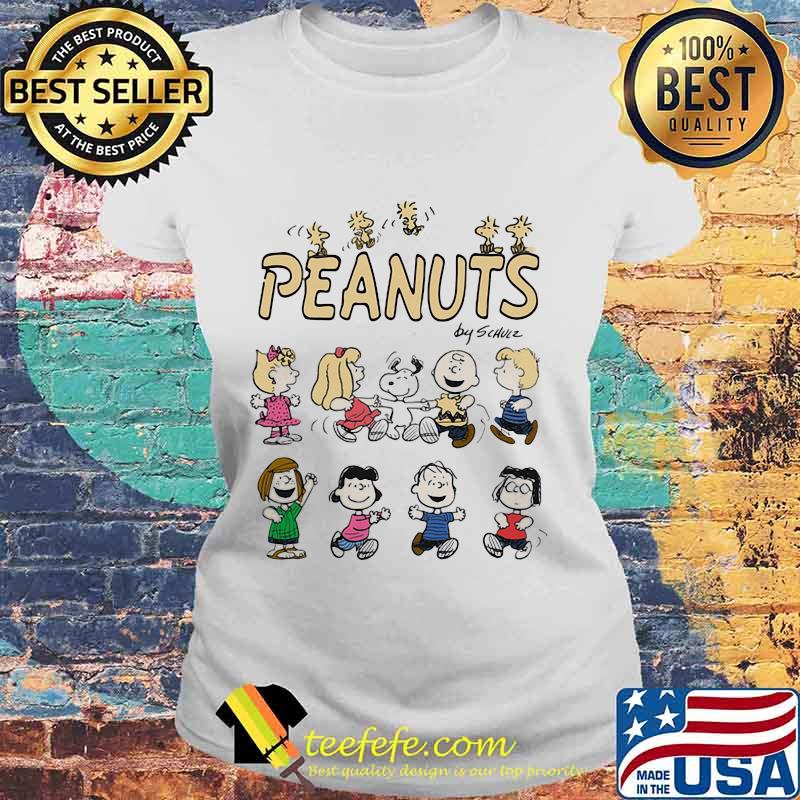 The peanuts characters cartoon by schulz s Laides tee The peanuts characters cartoon by schulz s Laides tee