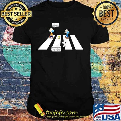 The peanuts wear mask crossing the line i forgot my mask shirt