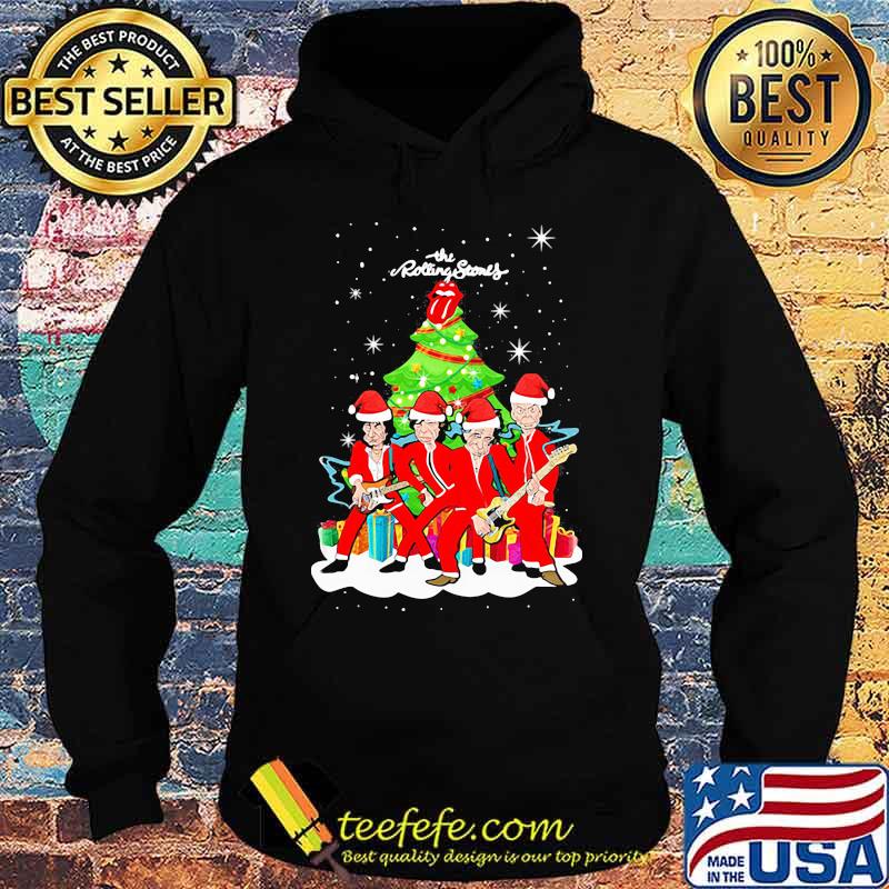 The Rolling Stones Wear Pajama Santa Christmas Tree Merry Xmas Shirt Hoodie The Rolling Stones Wear Pajama Santa Christmas Tree Merry Xmas Shirt Hoodie