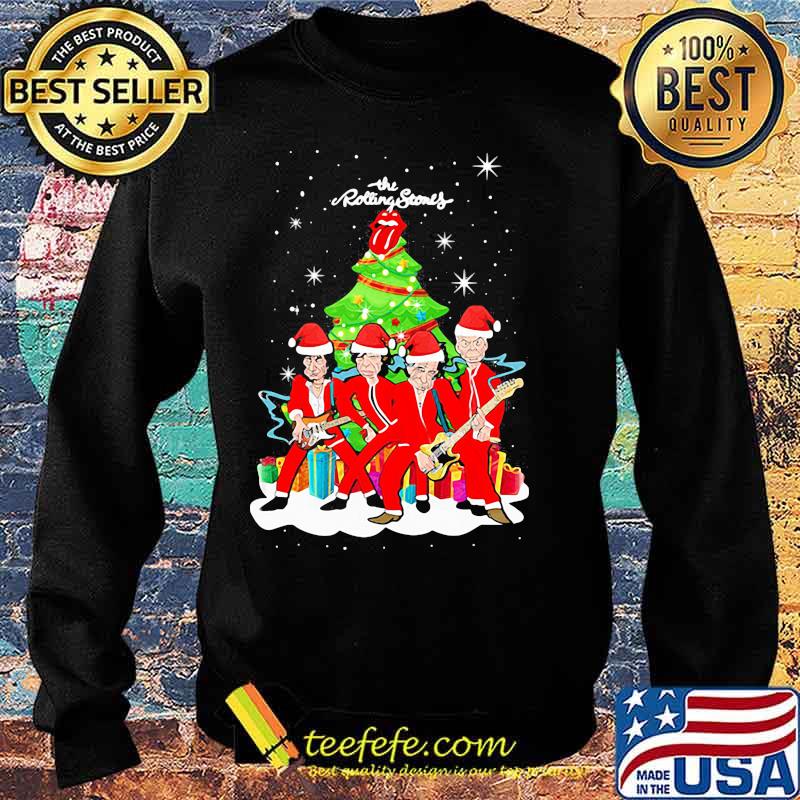 The Rolling Stones Wear Pajama Santa Christmas Tree Merry Xmas Shirt Sweater The Rolling Stones Wear Pajama Santa Christmas Tree Merry Xmas Shirt Sweater