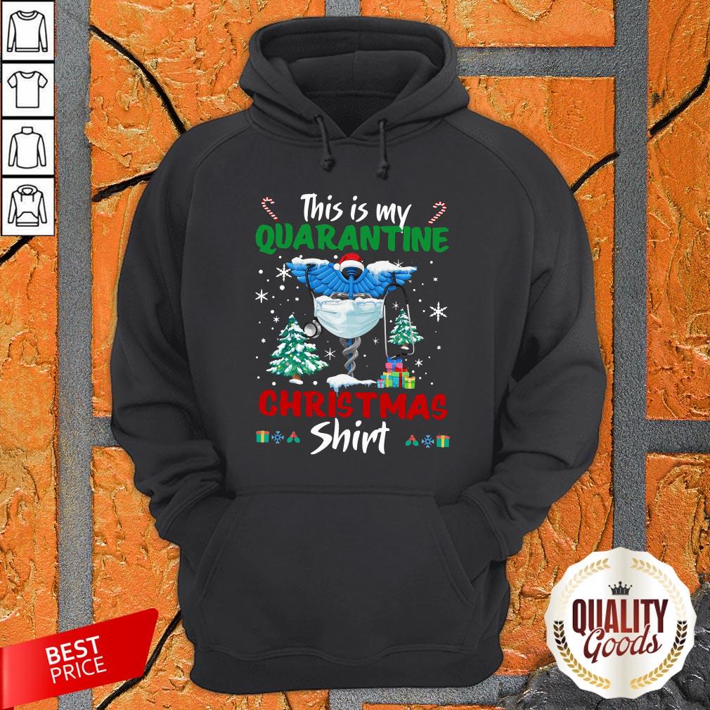 This Is My Quarantine Nurse Gift Mask Christmas Shirt