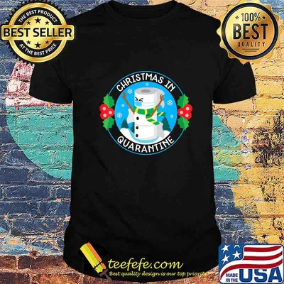 Toilet Paper Snowman Christmas Quarantine Shirt