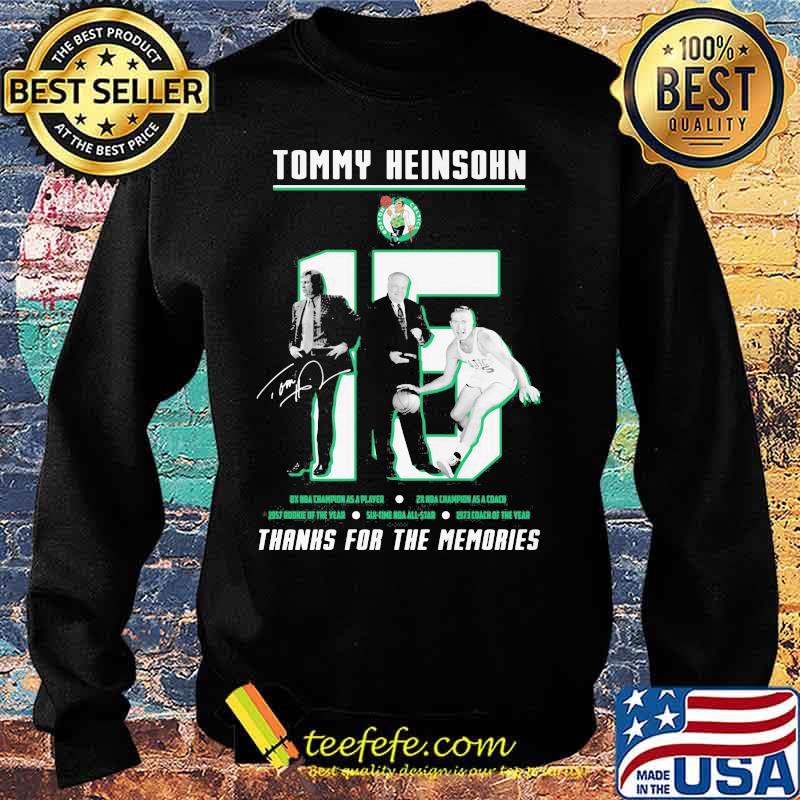 Tommy heinsohn 15 thank you for the memories signature s Sweater Tommy heinsohn 15 thank you for the memories signature s Sweater