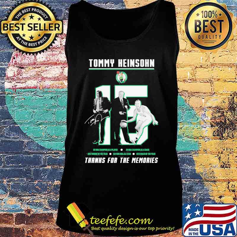 Tommy heinsohn 15 thank you for the memories signature s Tank top Tommy heinsohn 15 thank you for the memories signature s Tank top
