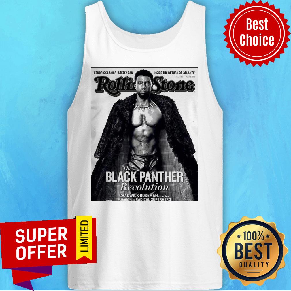 Top The Black Panther Revolution Rolling Stone Superhero Shirt
