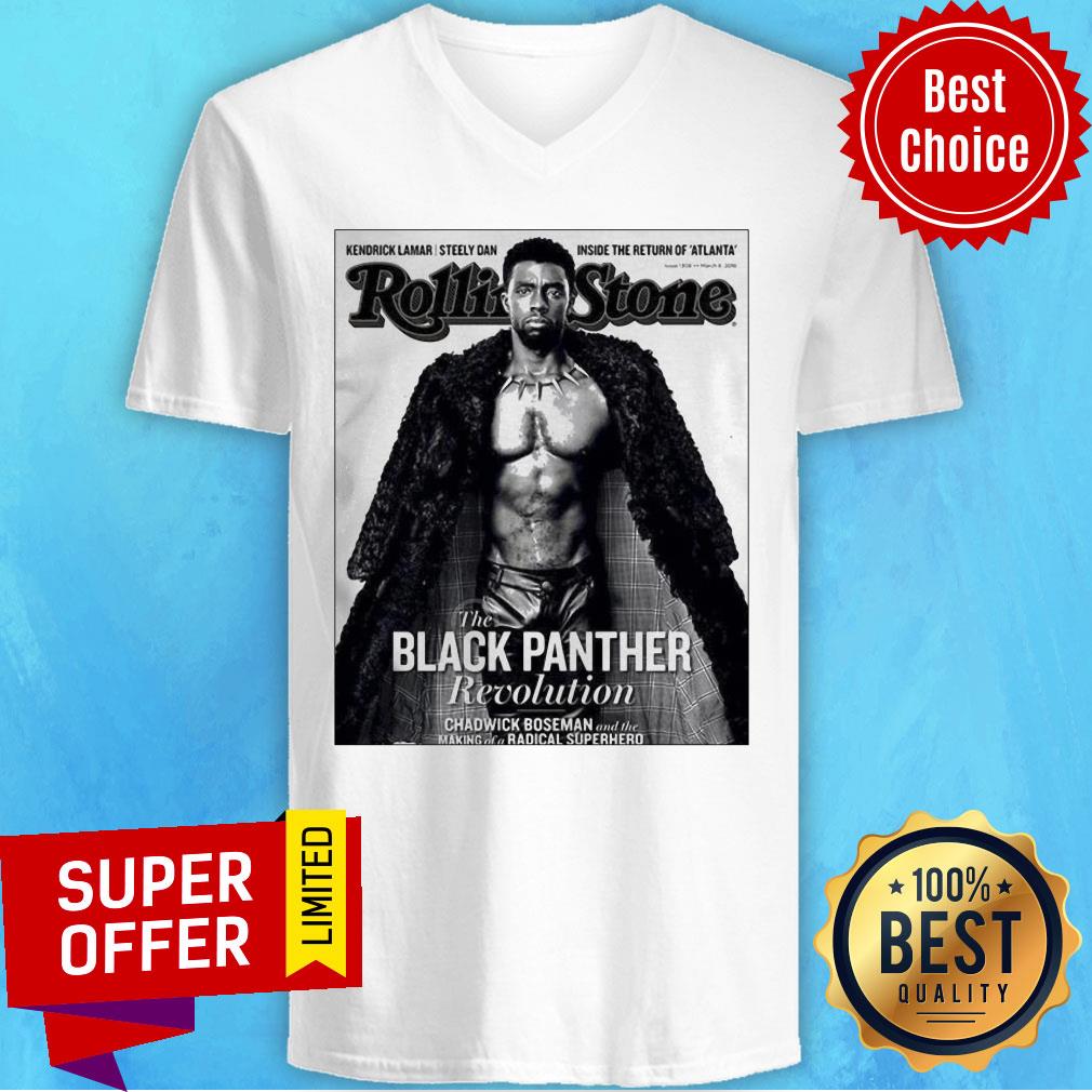 Top The Black Panther Revolution Rolling Stone Superhero Shirt