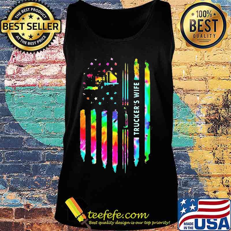 Trucker's Wife American Flag Colors Shirt Tank top Trucker's Wife American Flag Colors Shirt Tank top