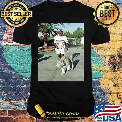 Type mike tyson and tiger shirt