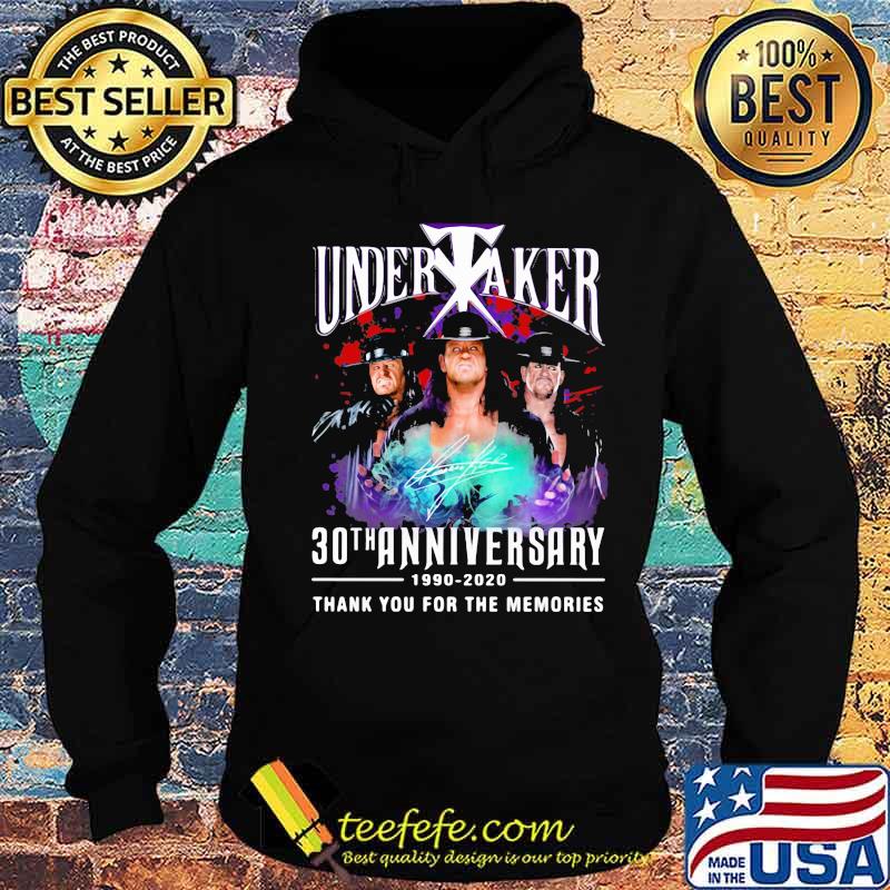 Undertaker30th Anniversary 1990 2020 Thank You For The Memories Signature Shirt Hoodie Undertaker30th Anniversary 1990 2020 Thank You For The Memories Signature Shirt Hoodie