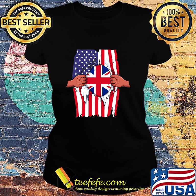 United Kingdom Flag Inside Me Home British American Shirt Ladies tee United Kingdom Flag Inside Me Home British American Shirt Ladies tee