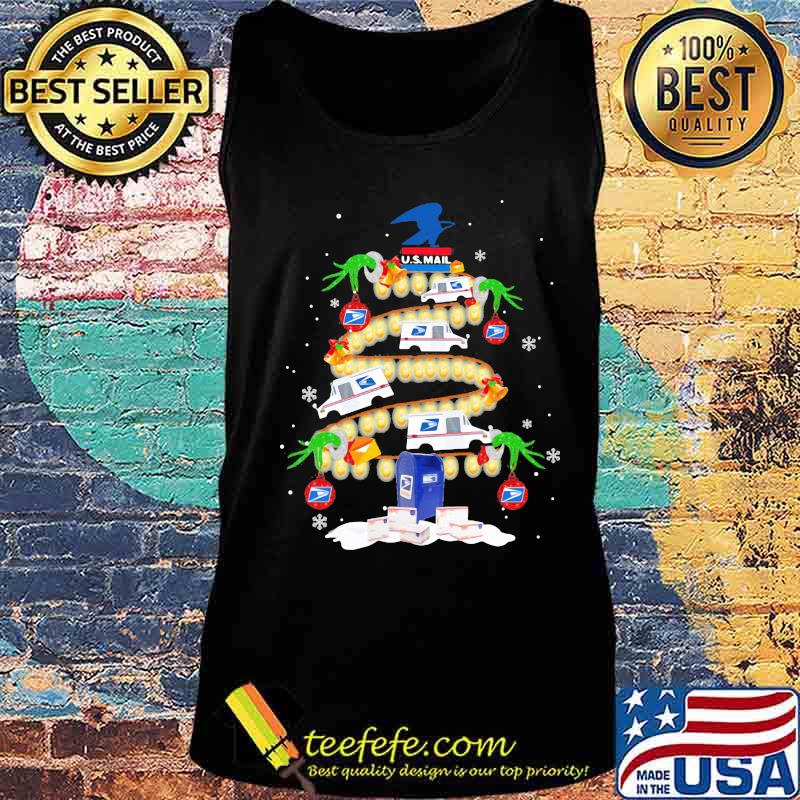 Us Mail Christmas Tree Merry Xmas Shirt Tank top Us Mail Christmas Tree Merry Xmas Shirt Tank top