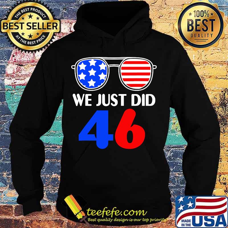 Usa flag sunglasses biden wins 46th president s Hoodie Usa flag sunglasses biden wins 46th president s Hoodie