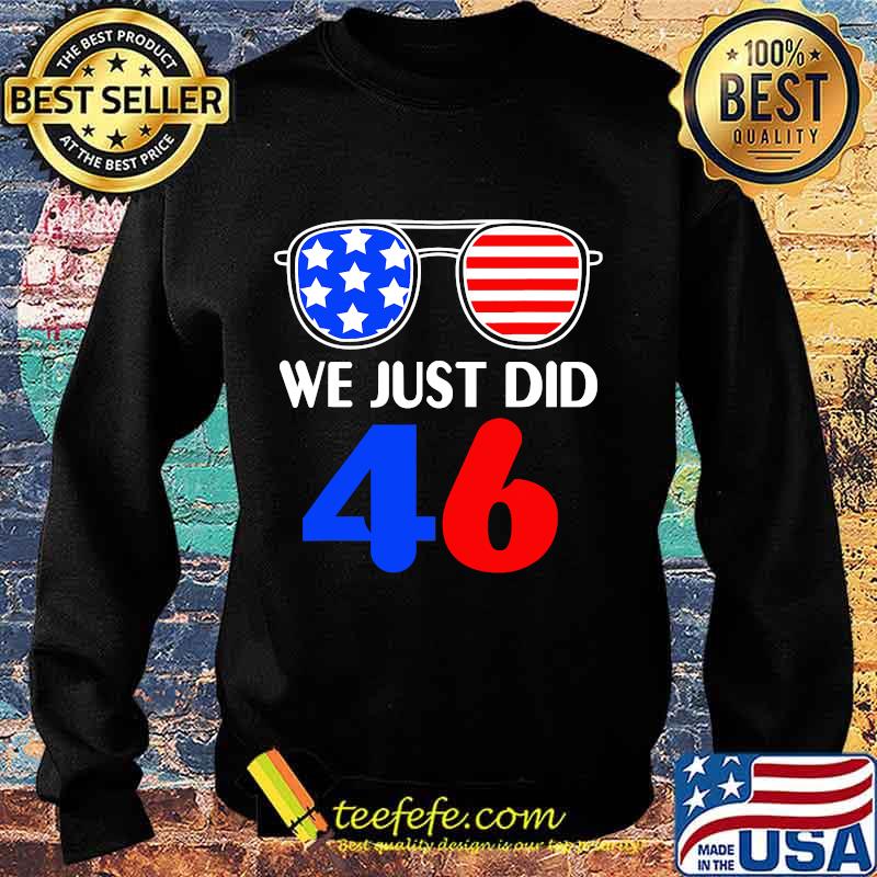 Usa flag sunglasses biden wins 46th president s Sweater Usa flag sunglasses biden wins 46th president s Sweater
