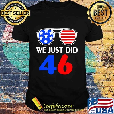 Usa flag sunglasses biden wins 46th president shirt