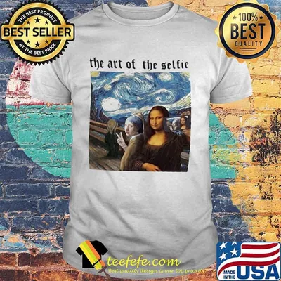 Van gogh the art of the selfie shirt