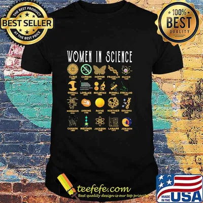 Women In Science Curie Carson Hopper Franklin Mayer Shirt