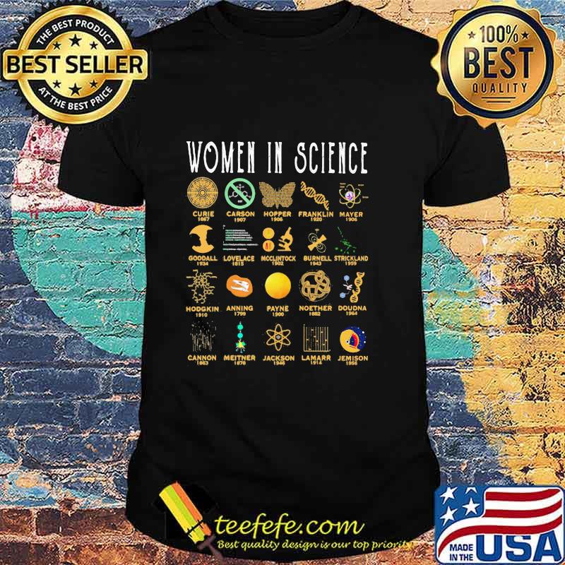 Women In Science Curie Carson Hopper Franklin Mayer Shirt Women In Science Curie Carson Hopper Franklin Mayer Shirt