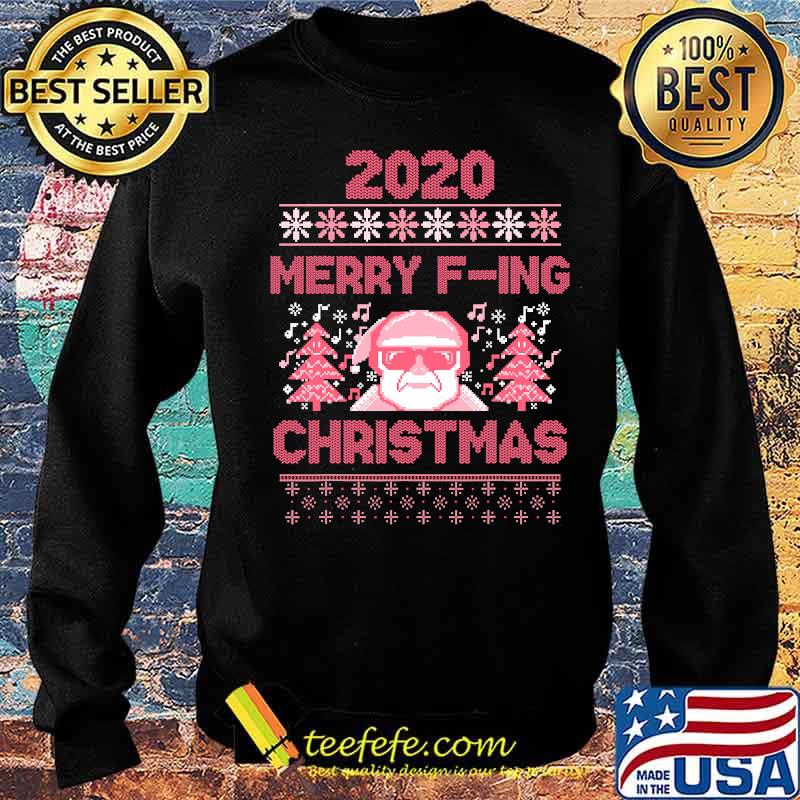 2020 Merry F-Ing Christmas Ugly Santa Wear Sunglasses Shirt Sweater 2020 Merry F-Ing Christmas Ugly Santa Wear Sunglasses Shirt Sweater