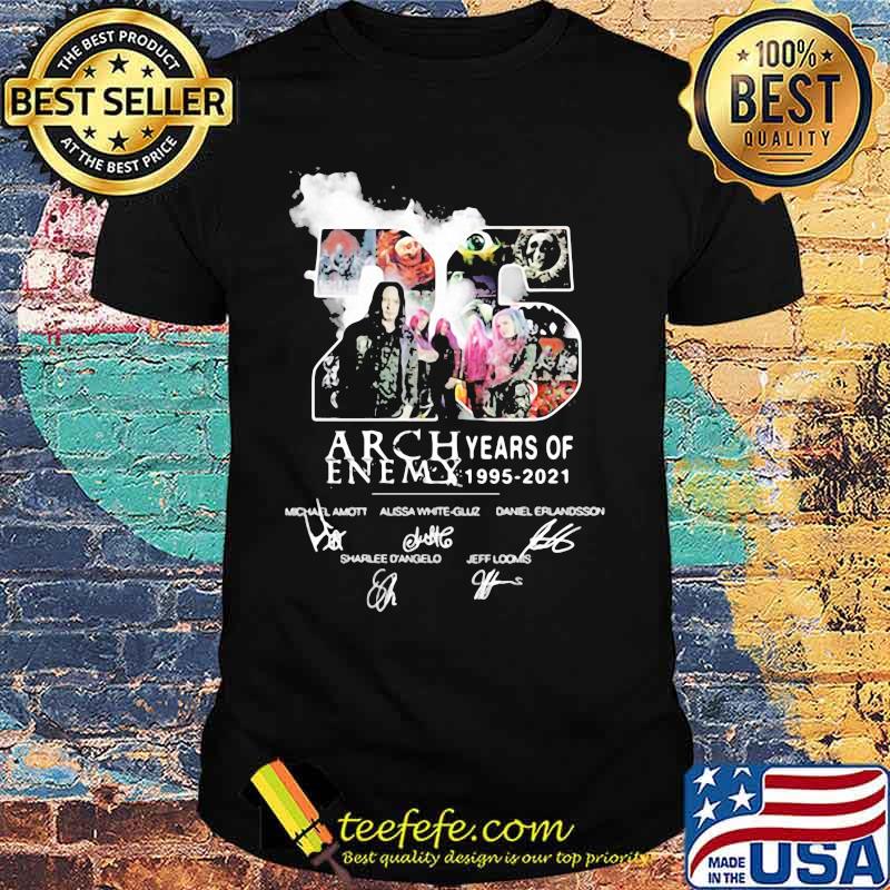 26 Years Of 1995 2021 Arch Enemy Signature Shirt 26 Years Of 1995 2021 Arch Enemy Signature Shirt