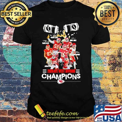 2828 Afc West Division Champions Kc Football Shirt