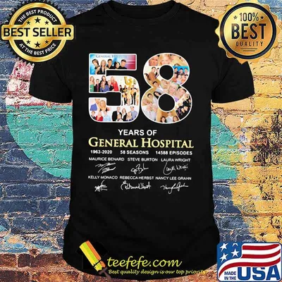 58 Years Of General Hospital Signature Shirt