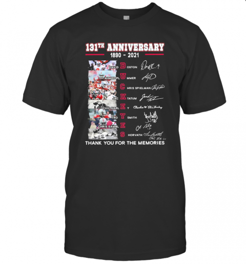 Buckeyes-131Th-Anniversary-1890-2021-Thank-You-For-The-Memories-Signatures-T-Shirt-Classic-Mens-T-shirt.png