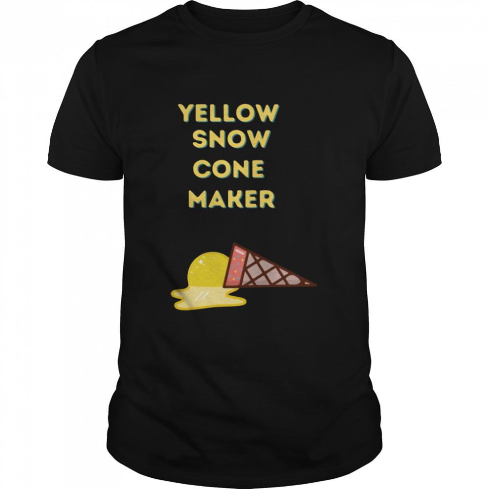 Yellow-Snow-Cone-Maker-Classic-Mens-T-shirt.jpg