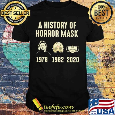 A History Of Horror Mask 1978 2020 Shirt
