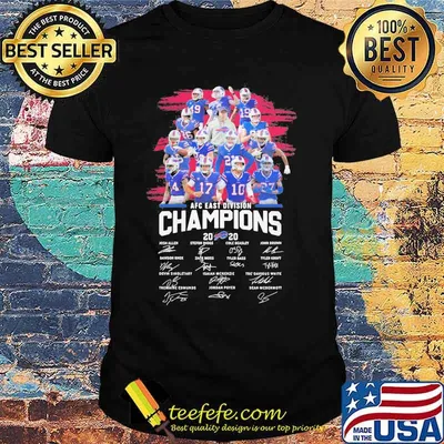 Afc East Division Champions 2021 Football Signature Shirt