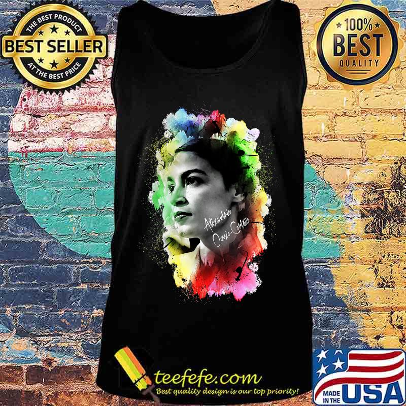Alexandria Ocasio-Cortez Watercolor Painting Art Shirt Tank top Alexandria Ocasio-Cortez Watercolor Painting Art Shirt Tank top