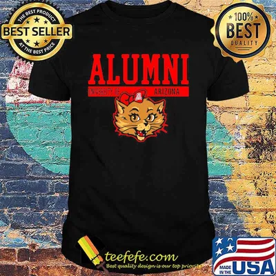 Alumni University Of Arizona Alumni Wildcat Red Bow Shirt