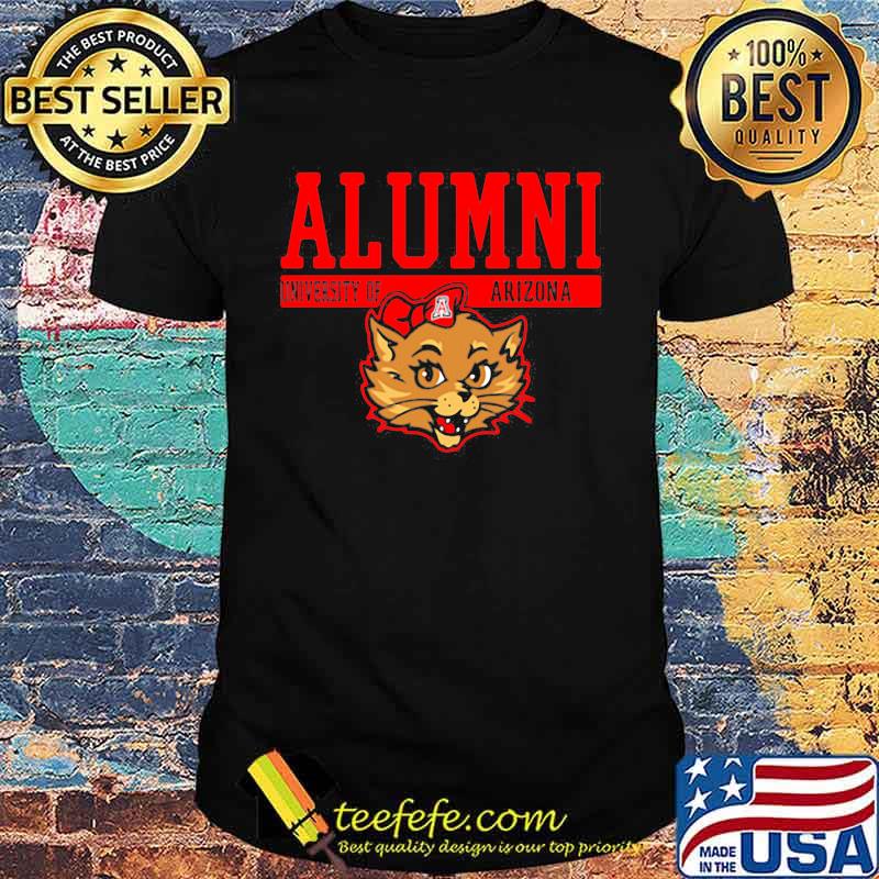 Alumni University Of Arizona Alumni Wildcat Red Bow Shirt