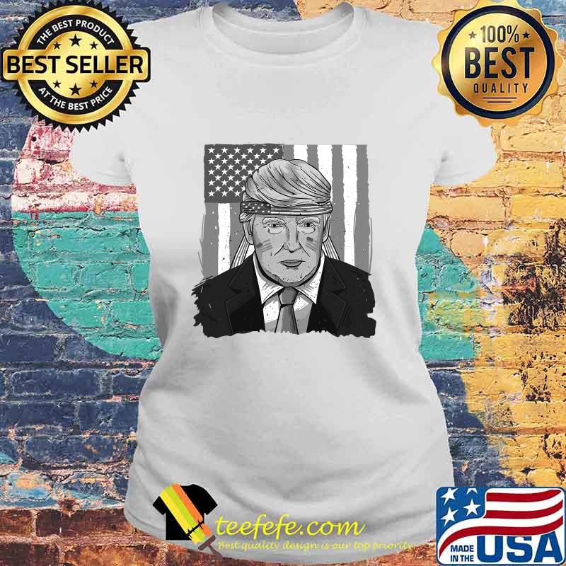 America Ribbon Usa Flag Donald Trump 2020 Graphic Shirt Laides tee America Ribbon Usa Flag Donald Trump 2020 Graphic Shirt Laides tee