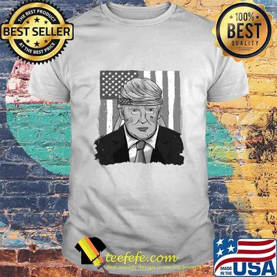 America  Ribbon Usa Flag Donald Trump 2020 Graphic Shirt