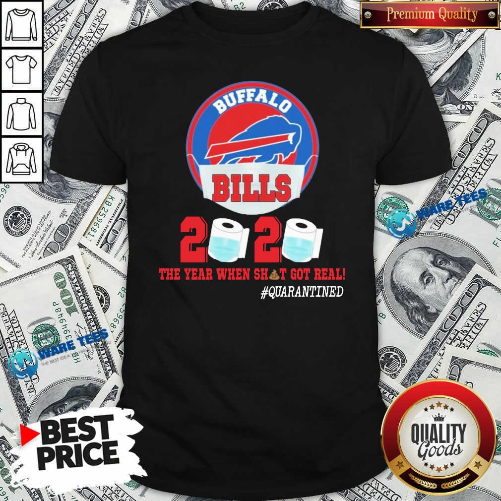 Awesome Buffalo Bills Face Mask 2020 Toilet Paper The Year When Shit Got Real Quarantined Shirt