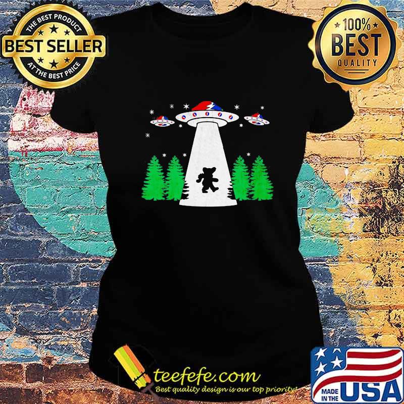 Bear Camping Ufos Dark Star Grateful Dead Steal Shirt Ladies tee Bear Camping Ufos Dark Star Grateful Dead Steal Shirt Ladies tee