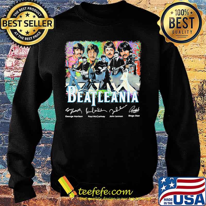 Beatleania Band Music Guitar Signuature Shirt Sweater Beatleania Band Music Guitar Signuature Shirt Sweater