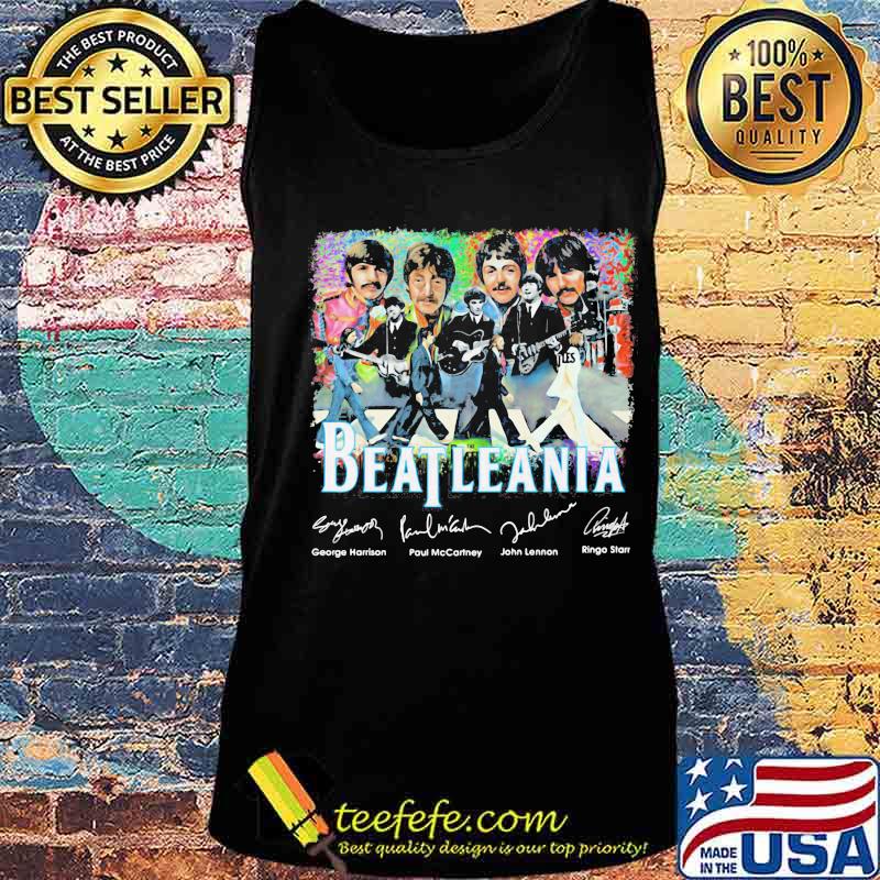 Beatleania Band Music Guitar Signuature Shirt Tank top Beatleania Band Music Guitar Signuature Shirt Tank top