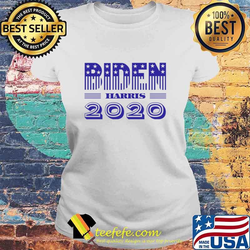 Biden Harris 2020 American Flag Blue Election Voted President Shirt Laides tee Biden Harris 2020 American Flag Blue Election Voted President Shirt Laides tee