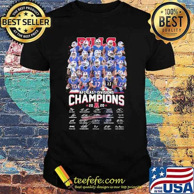 Bills Afc East Divisions Champions 2020 Signature Shirt