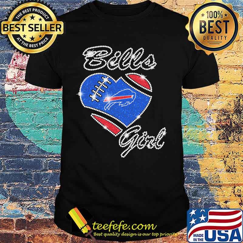 Buffalo Bills Girls Heart Diamond Shirt Buffalo Bills Girls Heart Diamond Shirt