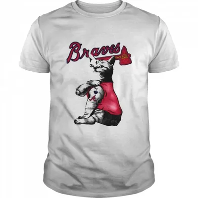 Cat tattoo i love braves shirt shirt