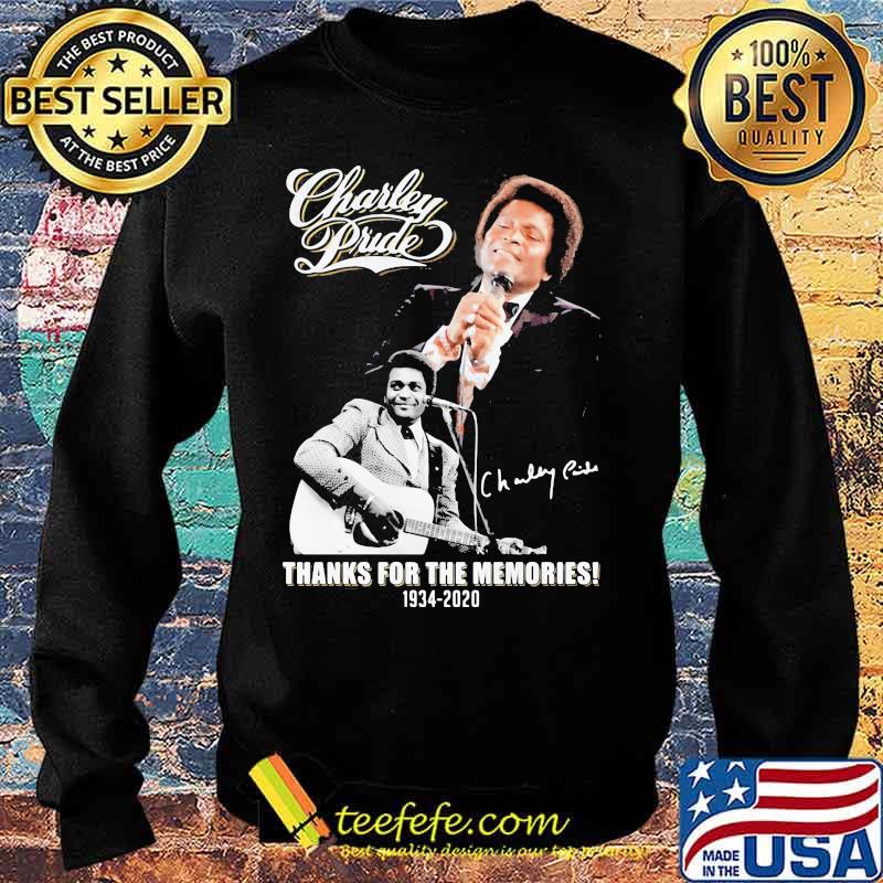 Charley Pride 1934 2020 Thank You For The Memories Signature Shirt Sweater Charley Pride 1934 2020 Thank You For The Memories Signature Shirt Sweater