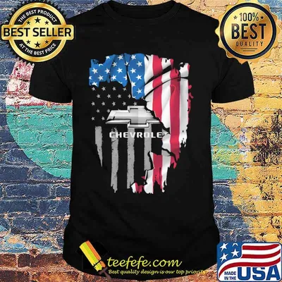 Chevrolet Company Cars American Flag Shirt