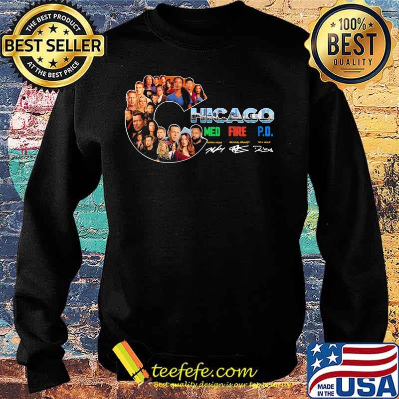 Chicago med fire P.D signature s Sweater Chicago med fire P.D signature s Sweater