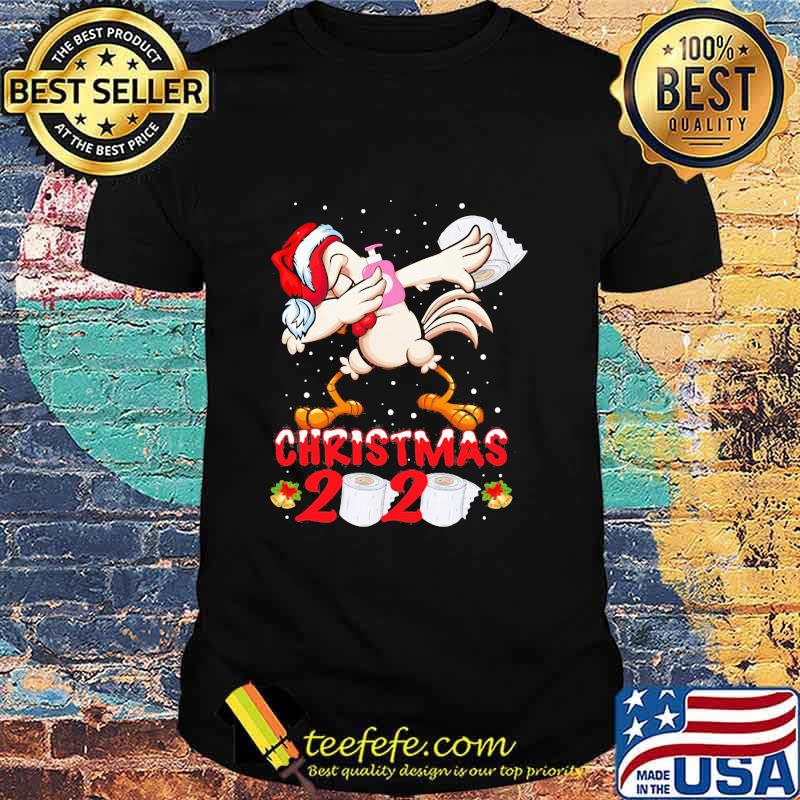 Chicken Dabbing Wear Santa Hat 2020 Toilet Paper Covid 19 Christmas Shirt Chicken Dabbing Wear Santa Hat 2020 Toilet Paper Covid 19 Christmas Shirt