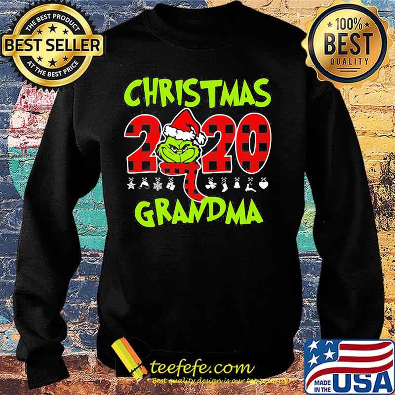 Christmas 2020 Grandma Grinch Hat Santa Claus Merry Xmas Shirt Sweater Christmas 2020 Grandma Grinch Hat Santa Claus Merry Xmas Shirt Sweater