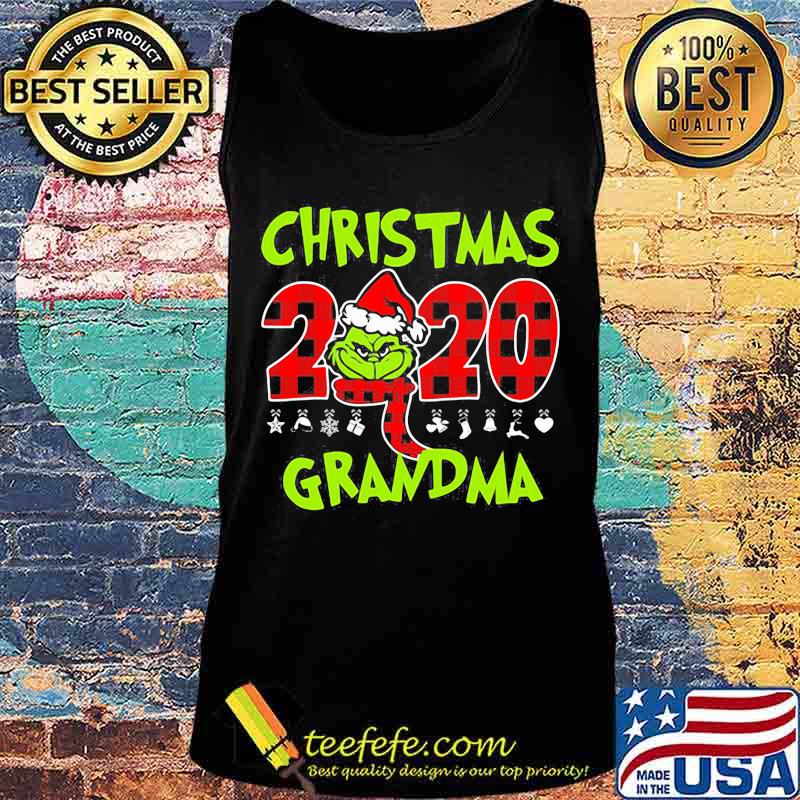 Christmas 2020 Grandma Grinch Hat Santa Claus Merry Xmas Shirt Tank top Christmas 2020 Grandma Grinch Hat Santa Claus Merry Xmas Shirt Tank top
