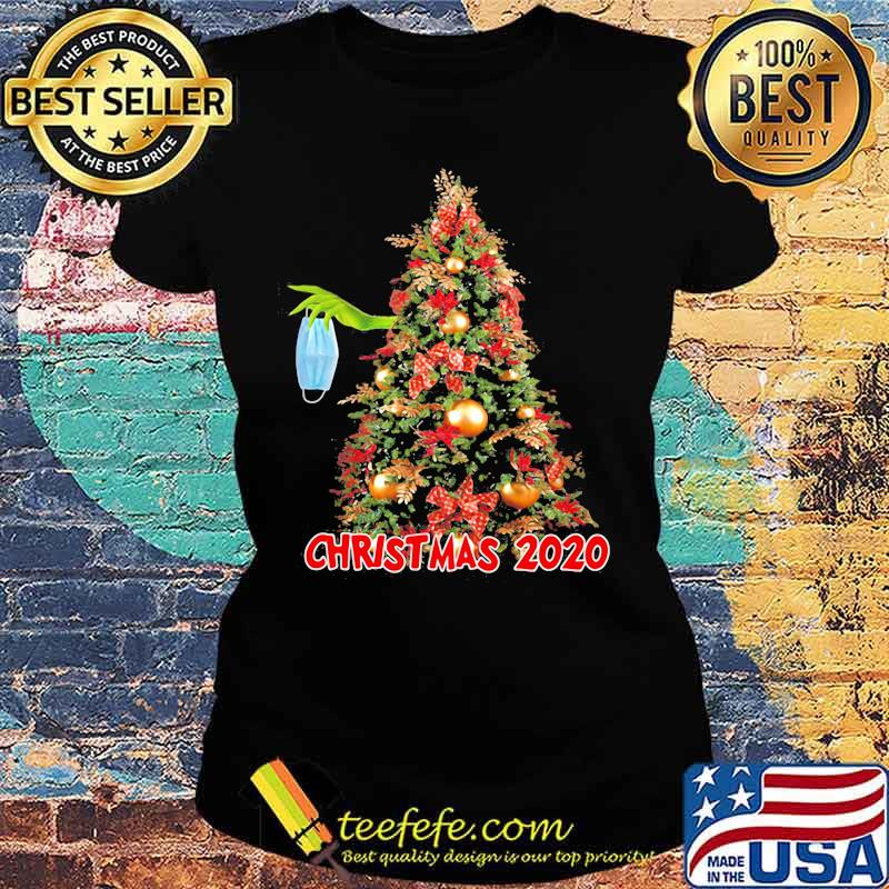 Christmas 2020 Grinch Mask Christmastree Xmas Shirt Ladies tee Christmas 2020 Grinch Mask Christmastree Xmas Shirt Ladies tee