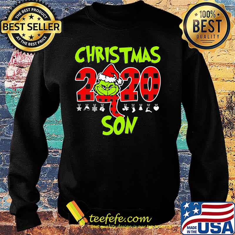 Christmas 2020 Son Grinch Hat Santa Claus Merry Xmas Shirt Sweater Christmas 2020 Son Grinch Hat Santa Claus Merry Xmas Shirt Sweater